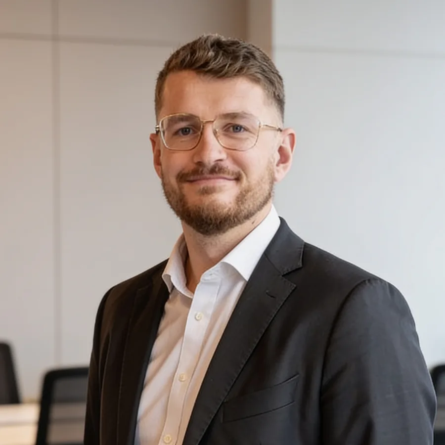 Porträtfoto von Lennart Brodesser
